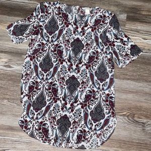 H&M Paisley Dress Shirt: Size 6